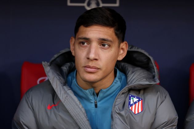 Nahuel Molina on the bench