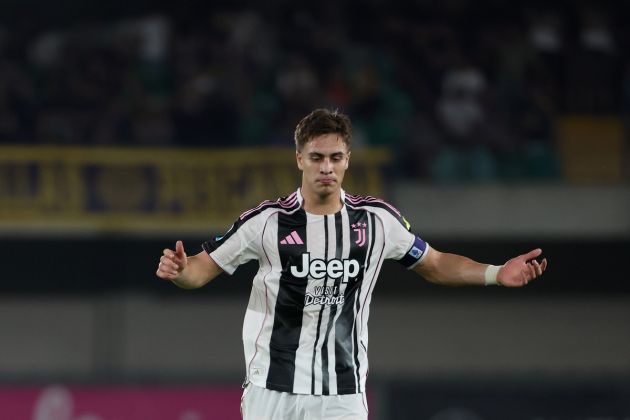 Kenan Yildiz in action for Juventus