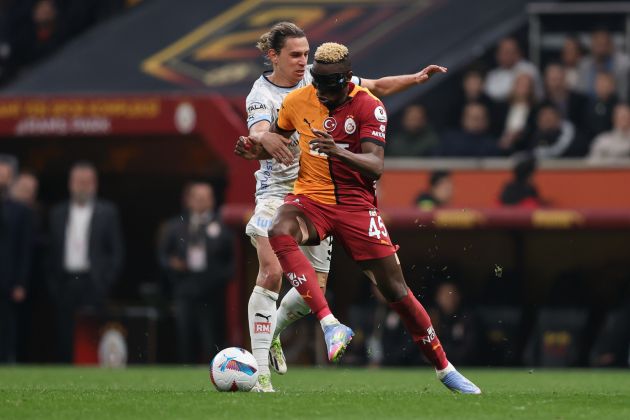 Victor Osimhen in action for Galatasaray