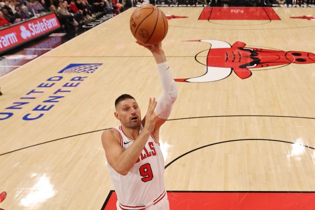 Nikola Vucevic in action for Chicago Bulls