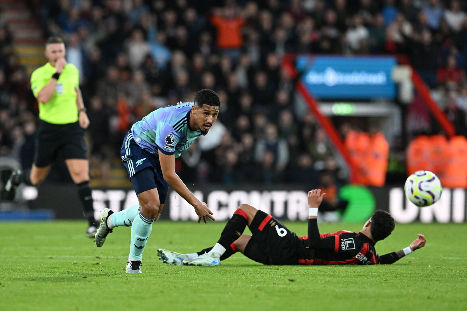 William Saliba's was the turning point in Bournemouth vs Arsenal