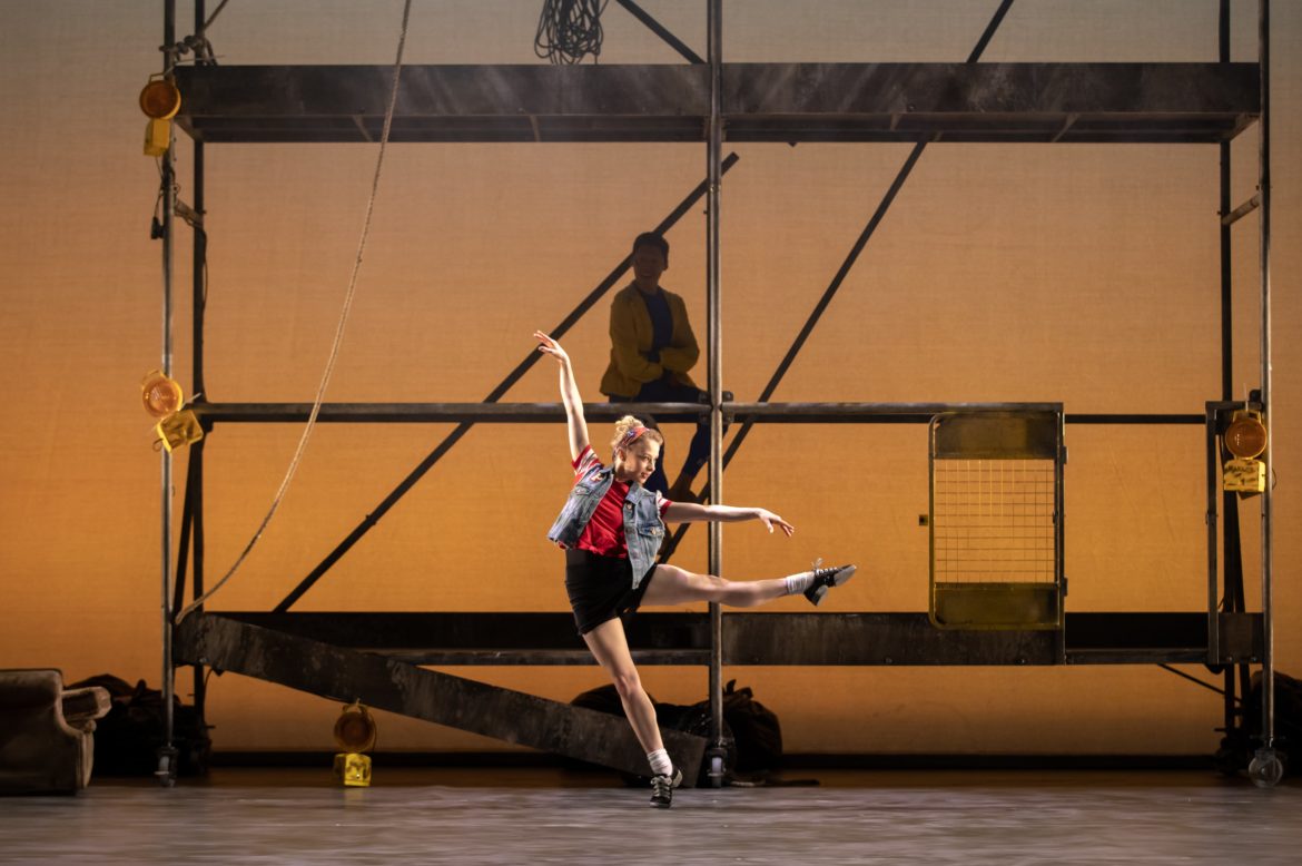 Birmingham Royal Ballet - Peter and the Wolf: Laura Day as Peter. Photo by Andrew Ross