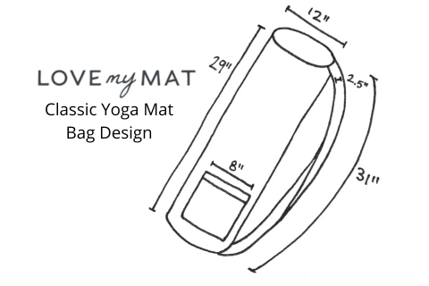 Love My Mat Yoga Mat Bag for Cycling